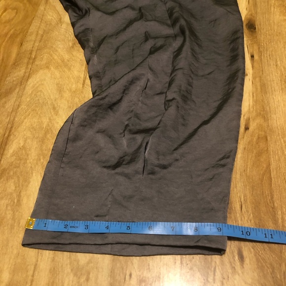 NWT Lane Bryant Grey Lightweight Satin Feel Drawstring Pants Womens Size 26 - Picture 10 of 11